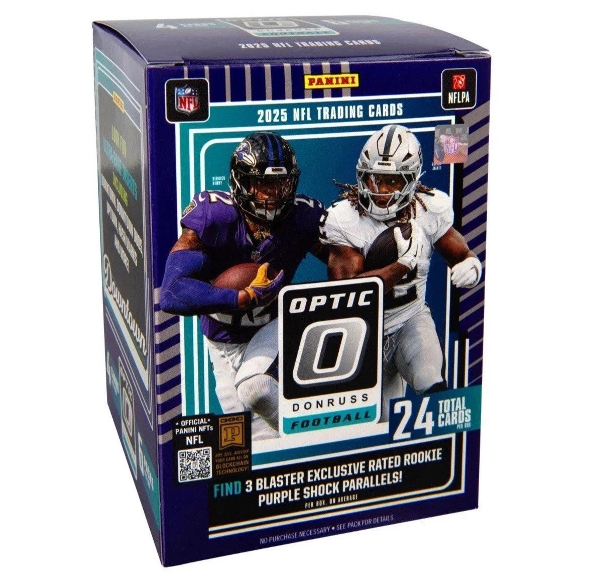 2025 Panini Donruss Optic Football NFL Trading Cards Factory Sealed Blaster Box